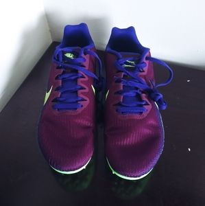 Nike mens track shoes new size 8 with bag&spikes